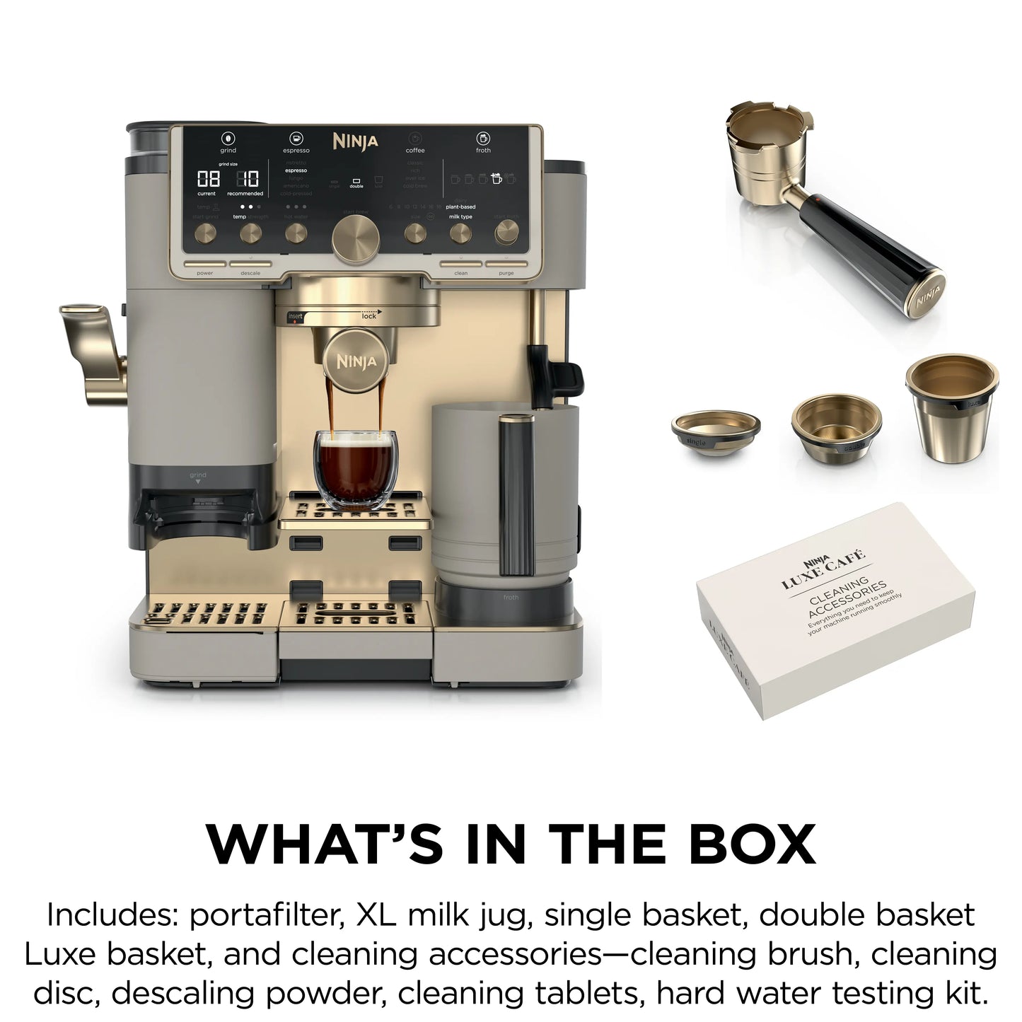 Elevate Your Coffee Experience with the Ninja Luxe Café Pro Limited Edition Espresso Machine in Elegant Stone & Gold - ES701