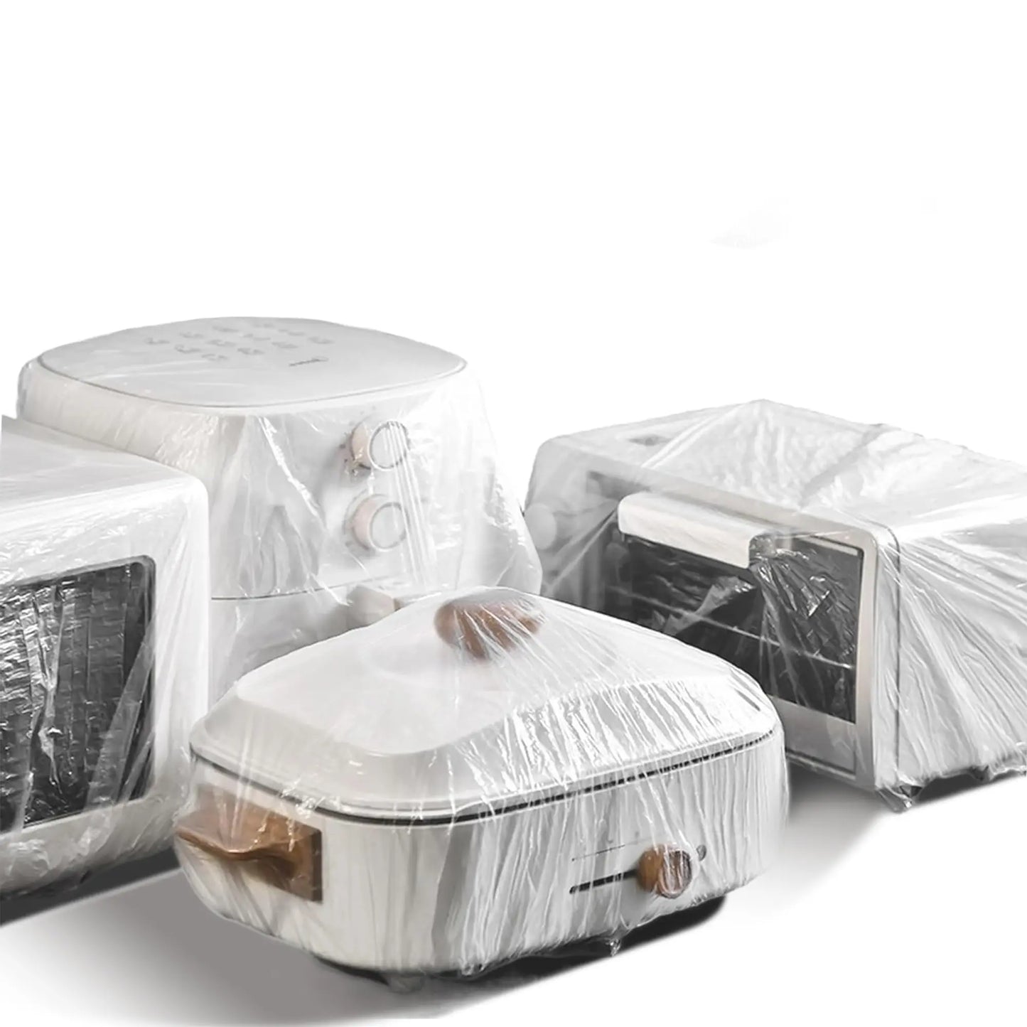 Protect Your Appliances with 30 Clear Small Covers – Effortlessly Reduce Cleaning Time and Keep Your Kitchen Utensils Dust-Free!