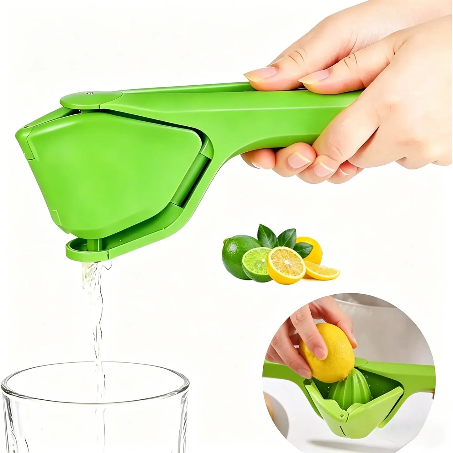 Revolutionary Compact Lemon Squeezer - Effortless Juicing for Fresh Citrus Delight, Lightweight Manual Juicer for Quick, Mess-Free Preparation