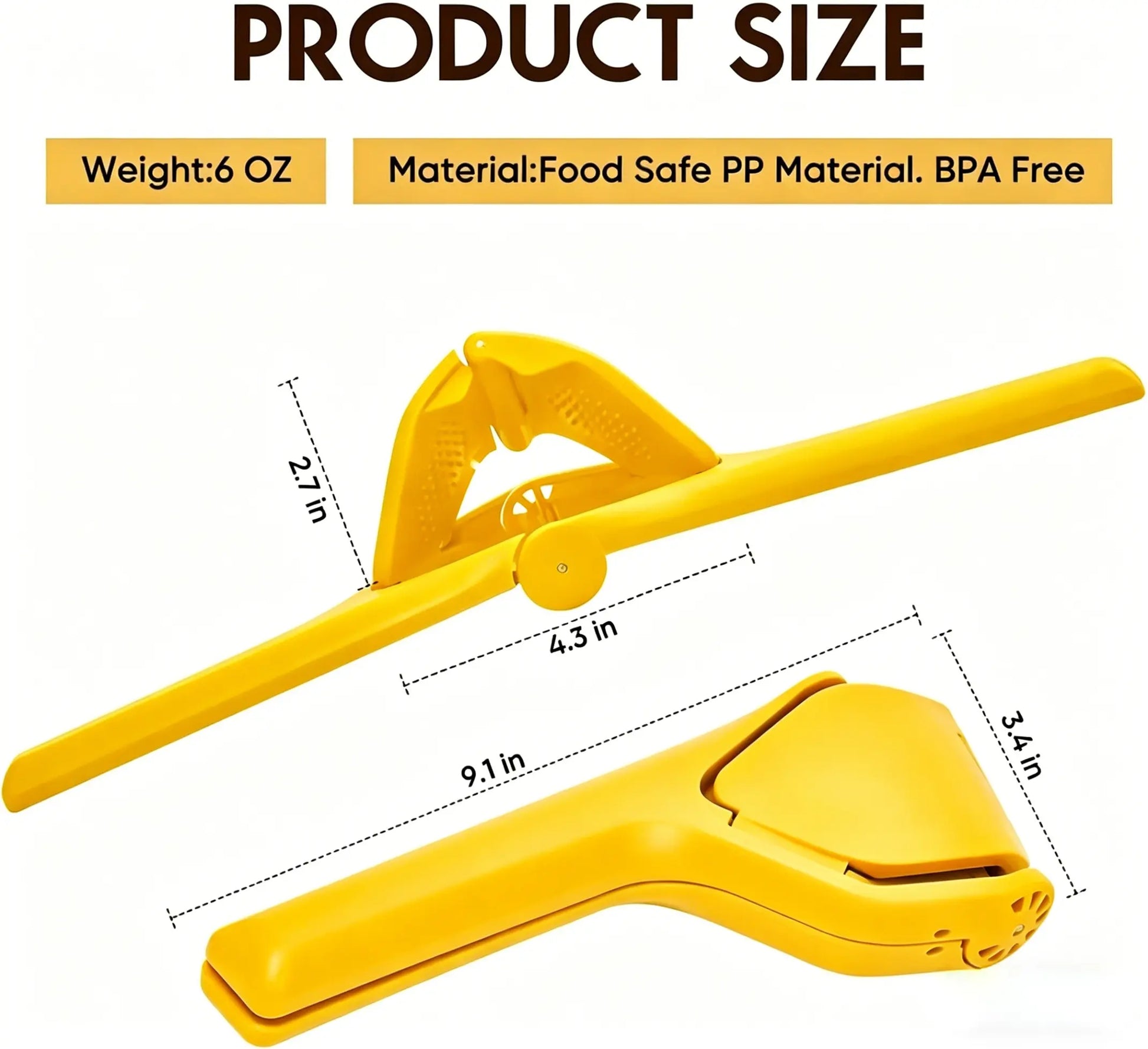 Revolutionary Compact Lemon Squeezer - Effortless Juicing for Fresh Citrus Delight, Lightweight Manual Juicer for Quick, Mess-Free Preparation
