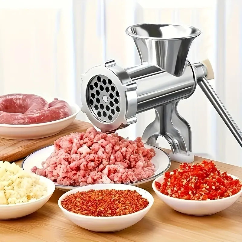 Elevate Your Cooking with Our Manual Meat Grinder - Perfect for Meat, Veggies, and Spices!