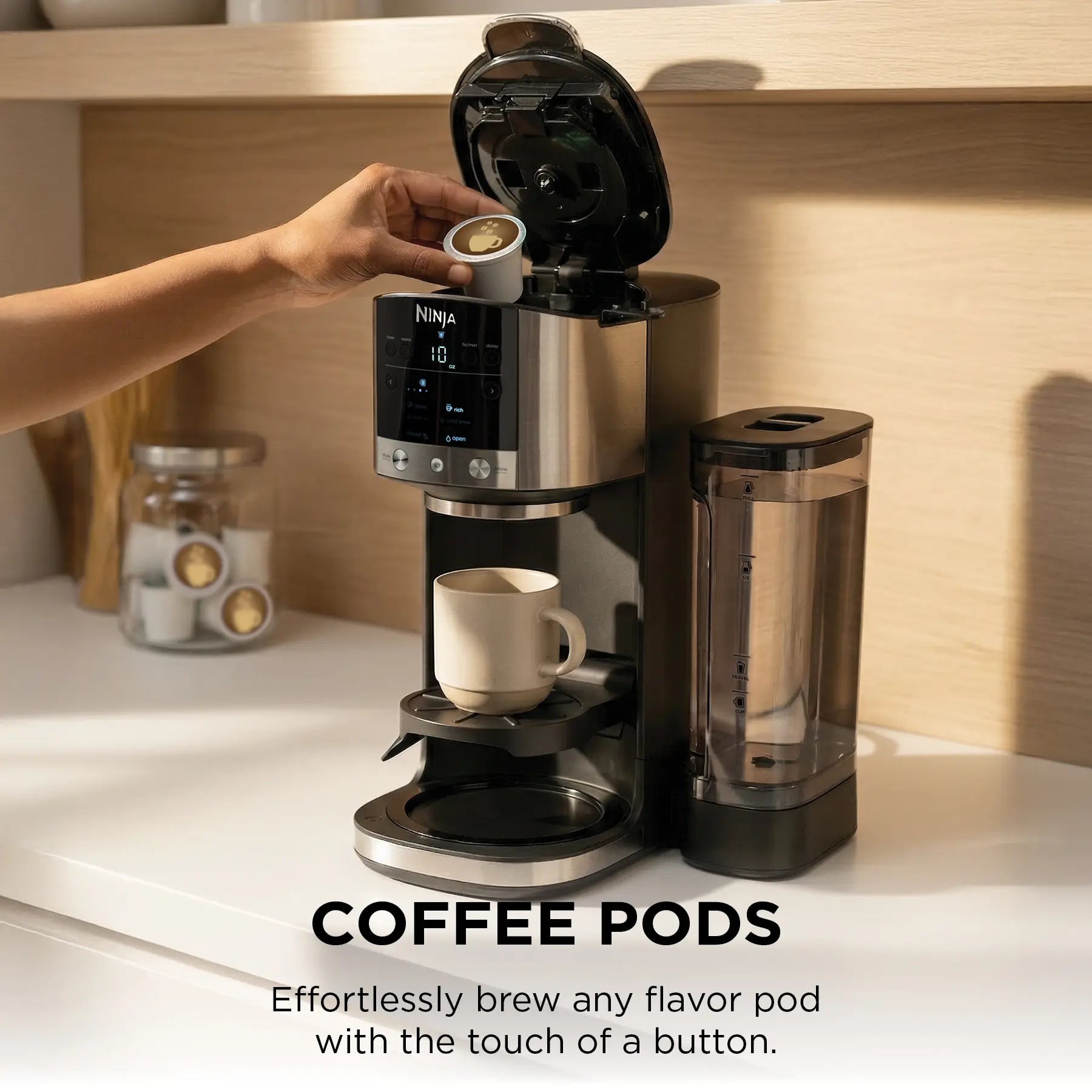 Brew Your Perfect Cup Every Time with the Ninja DualBrew Coffee Grounds & Pods - GP161