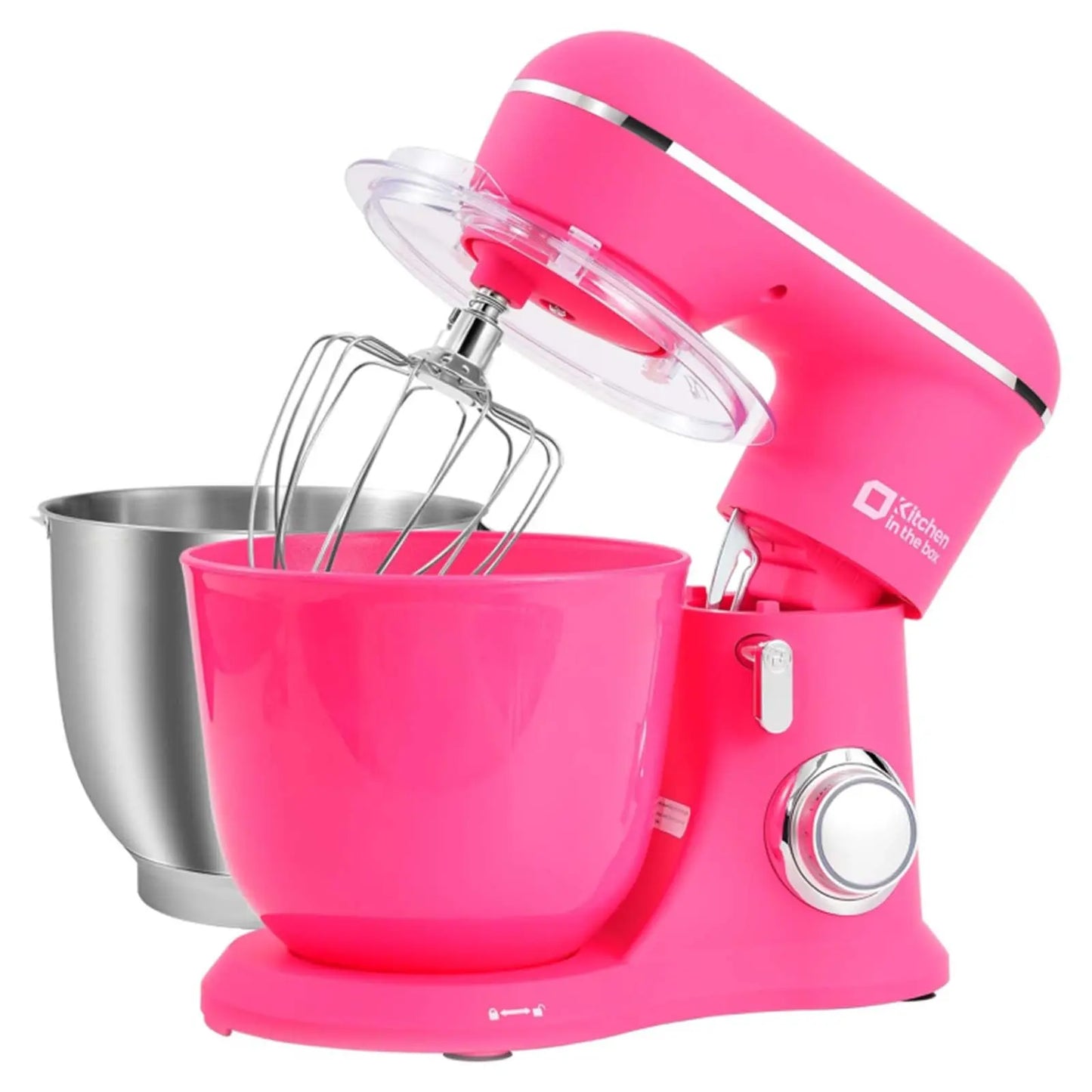 Elevate Your Baking with the Kitchen in the Box Stand Mixer - Versatile 4.5L+5L Mixer with 10 Speeds and Essential Attachments!