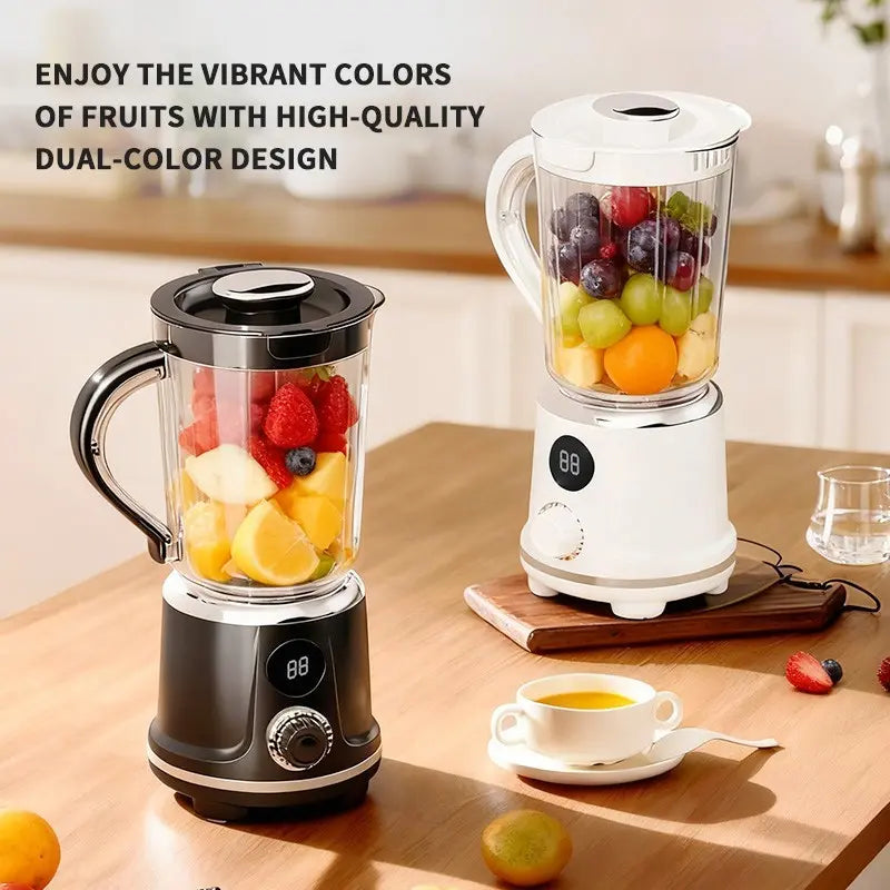 Powerful 12-Blade Portable Blender - Rechargeable 600ml Juice Maker for Smoothies and Shakes