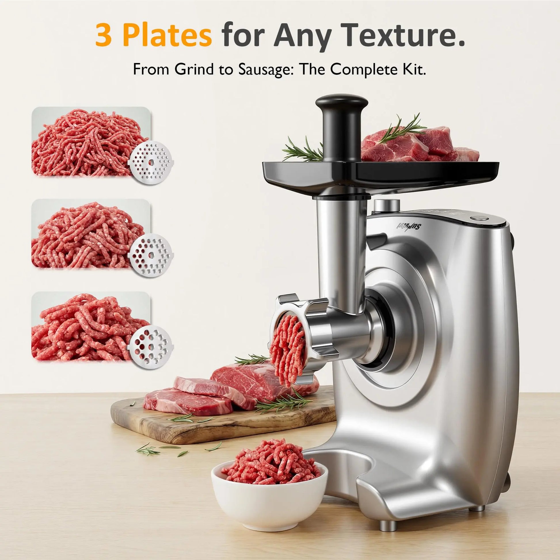 Experience Culinary Excellence with the Sunvivi 4-In-1 Multifunction Stand Mixer - Your Ultimate Kitchen Companion for Dough, Juicing, Grinding, and More!