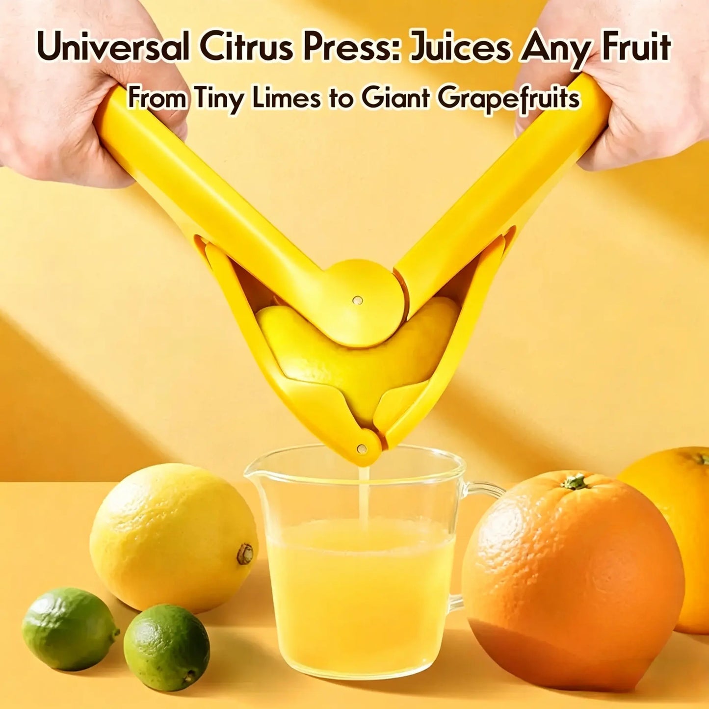 Revolutionary Compact Lemon Squeezer - Effortless Juicing for Fresh Citrus Delight, Lightweight Manual Juicer for Quick, Mess-Free Preparation