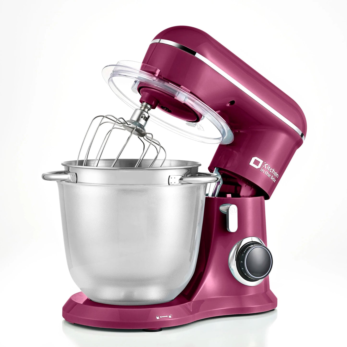 Elevate Your Baking with the Kitchen in the Box Stand Mixer - Versatile 4.5L+5L Mixer with 10 Speeds and Essential Attachments!