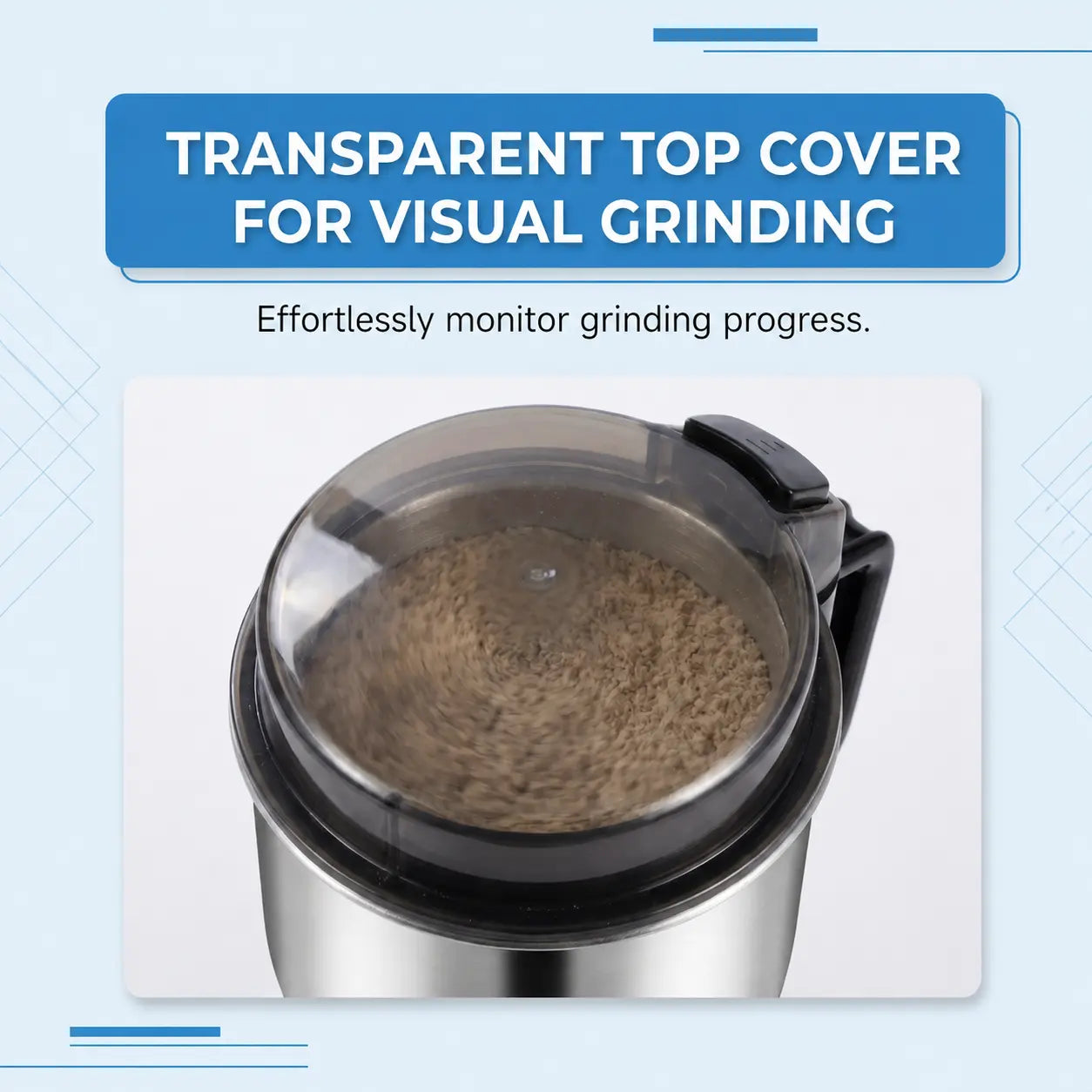 Experience the Ultimate Coffee Grinding with Our High-Power 2-in-1 Multifunctional Electric Grinder – Perfect for Coffee, Grains, and Seasonings!