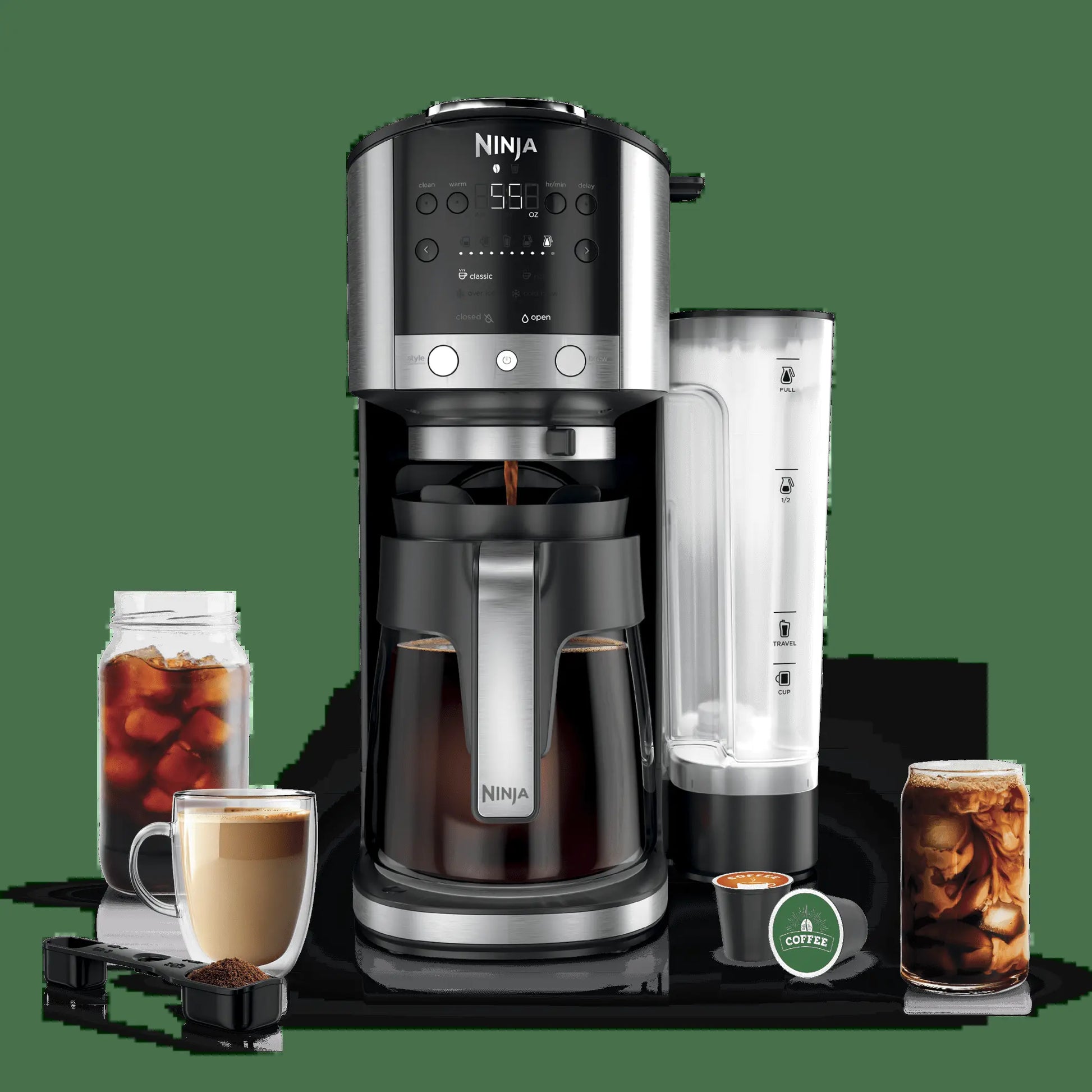 Brew Your Perfect Cup Every Time with the Ninja DualBrew Coffee Grounds & Pods - GP161