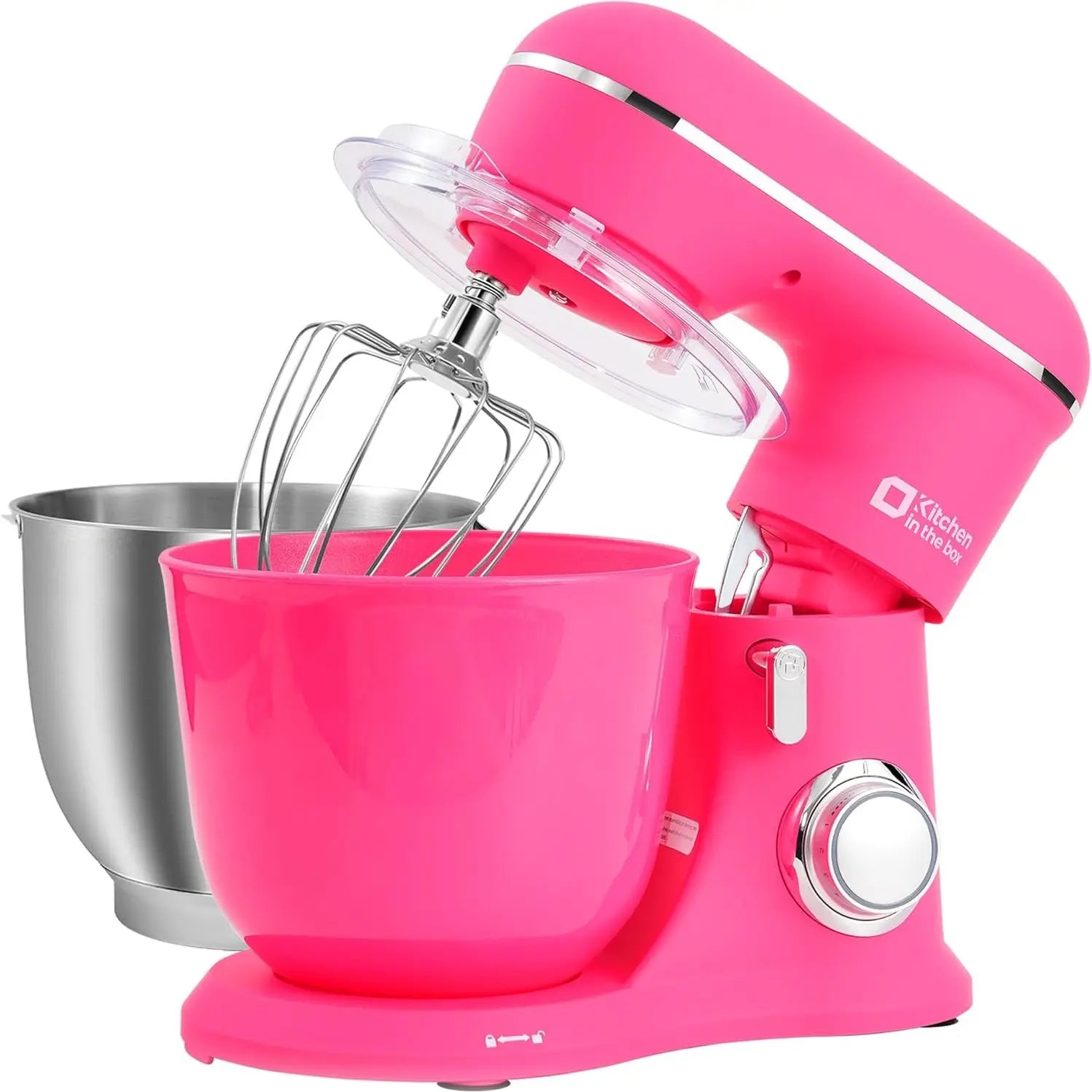 Elevate Your Baking with the Kitchen in the Box Stand Mixer - Versatile 4.5L+5L Mixer with 10 Speeds and Essential Attachments!