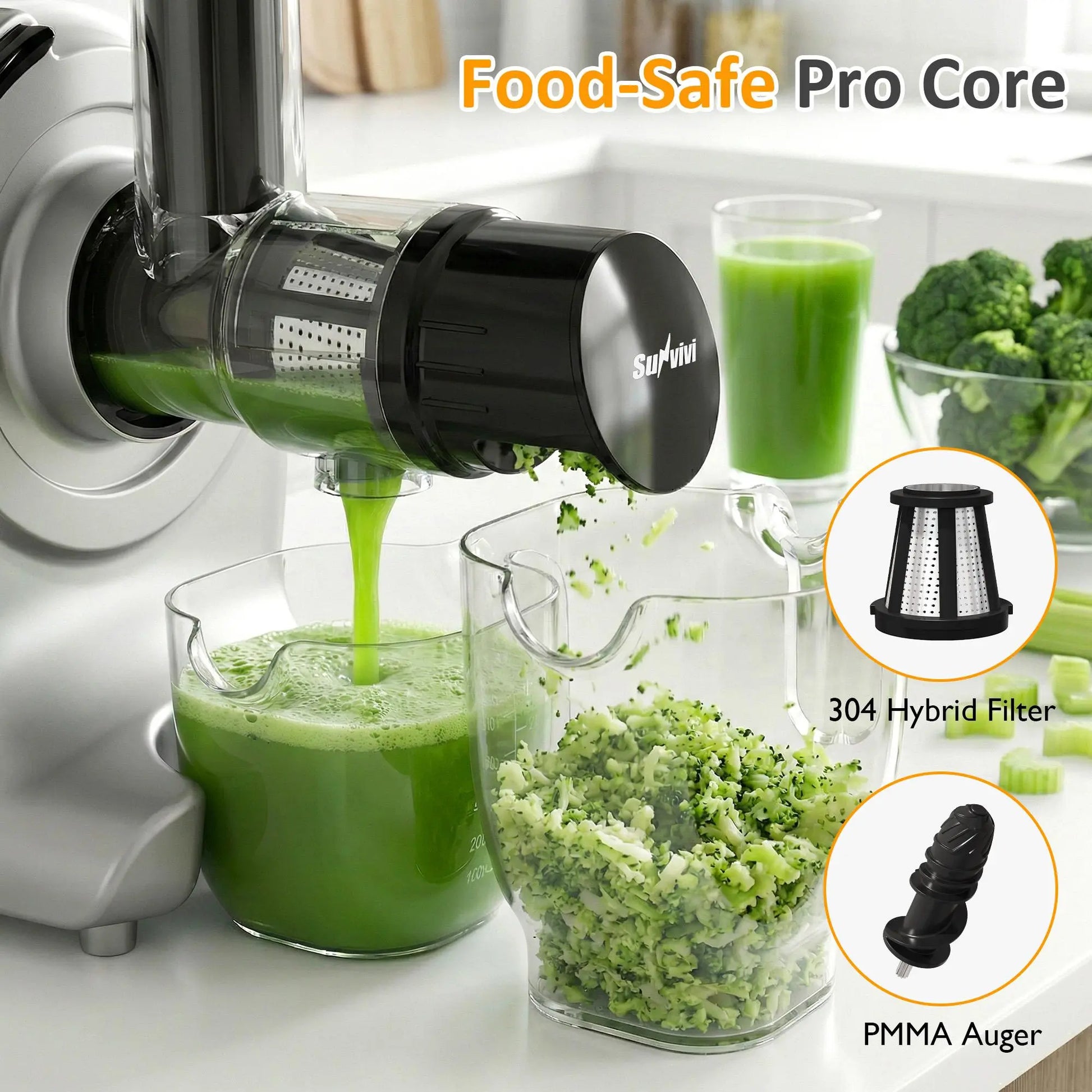 Experience Culinary Excellence with the Sunvivi 4-In-1 Multifunction Stand Mixer - Your Ultimate Kitchen Companion for Dough, Juicing, Grinding, and More!