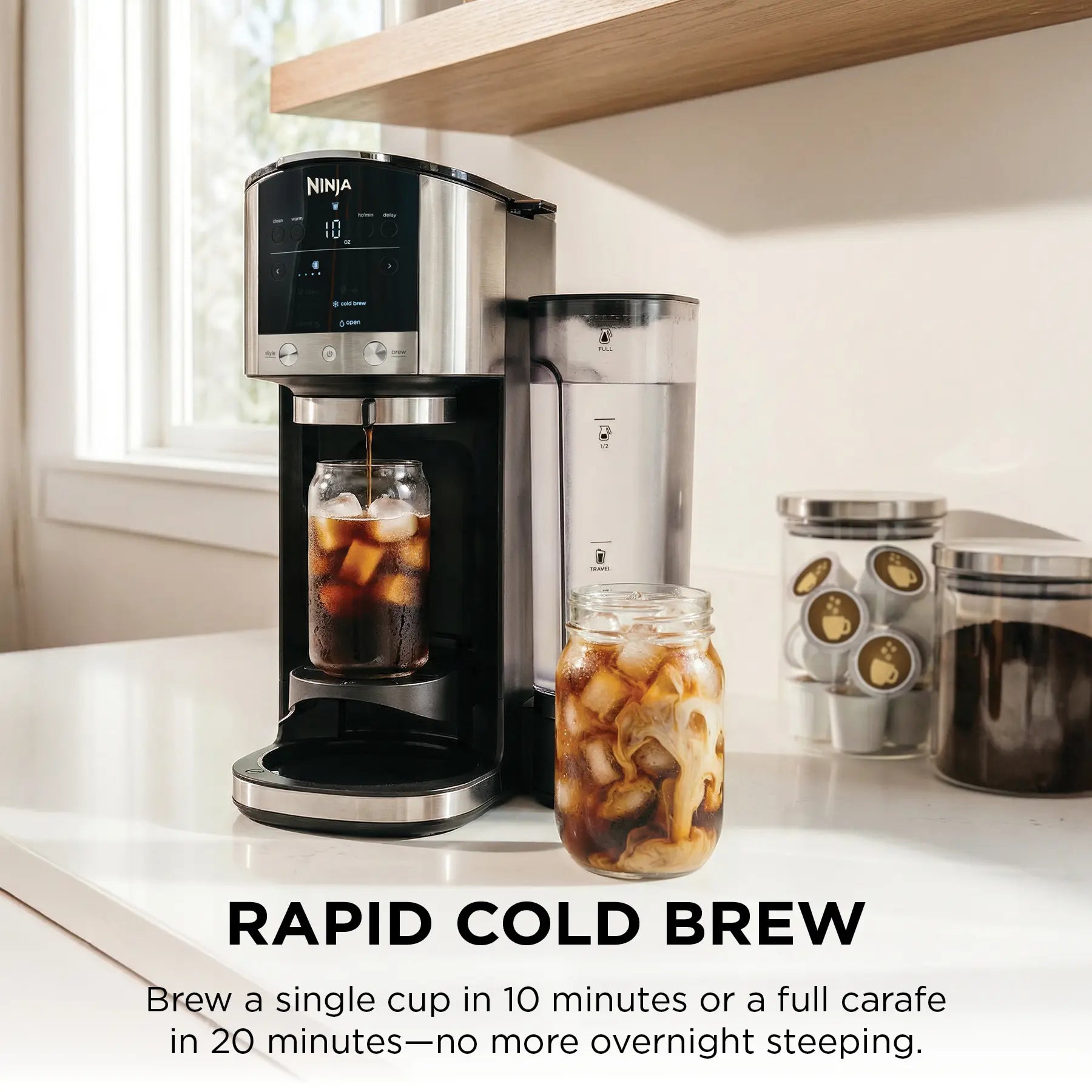 Brew Your Perfect Cup Every Time with the Ninja DualBrew Coffee Grounds & Pods - GP161