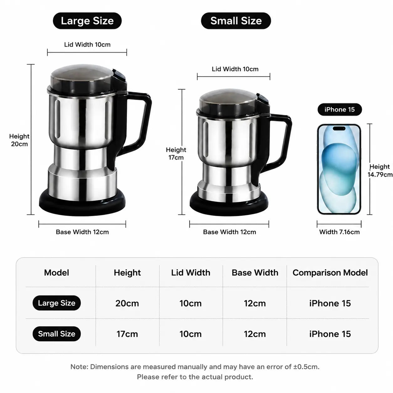 Experience the Ultimate Coffee Grinding with Our High-Power 2-in-1 Multifunctional Electric Grinder – Perfect for Coffee, Grains, and Seasonings!